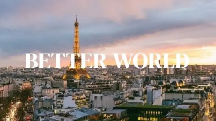 פוסטר Better World פריז 2045 במלואו